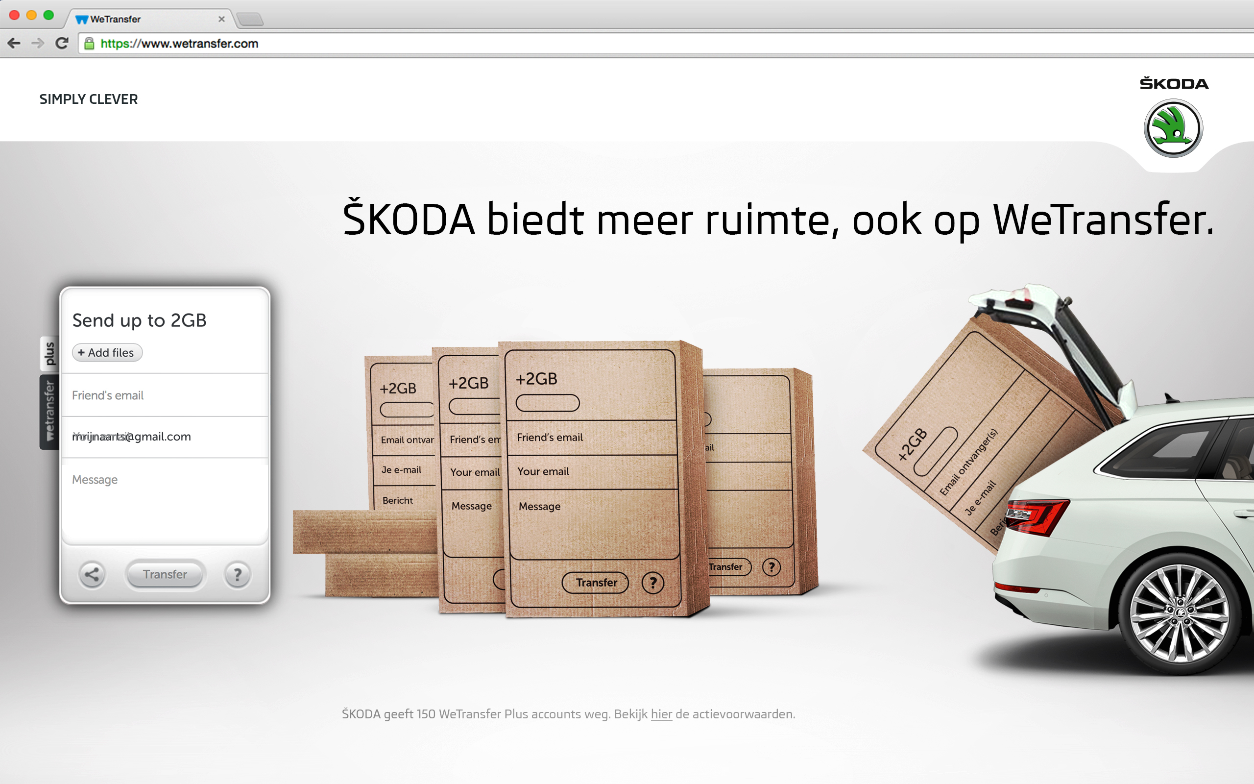 ŠKODA X WeTransfer